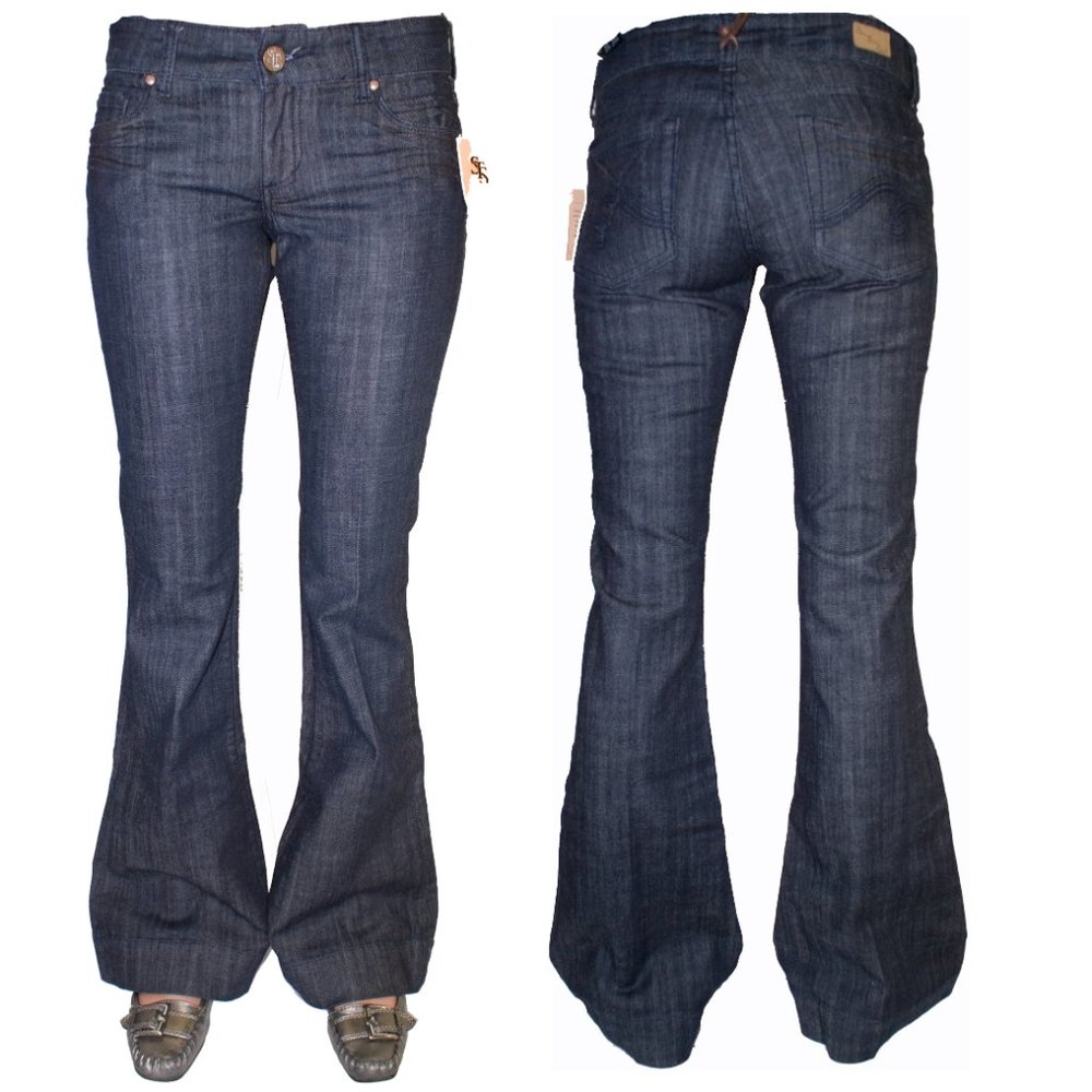 See Thru Soul Mid Rise Johnnie Flares